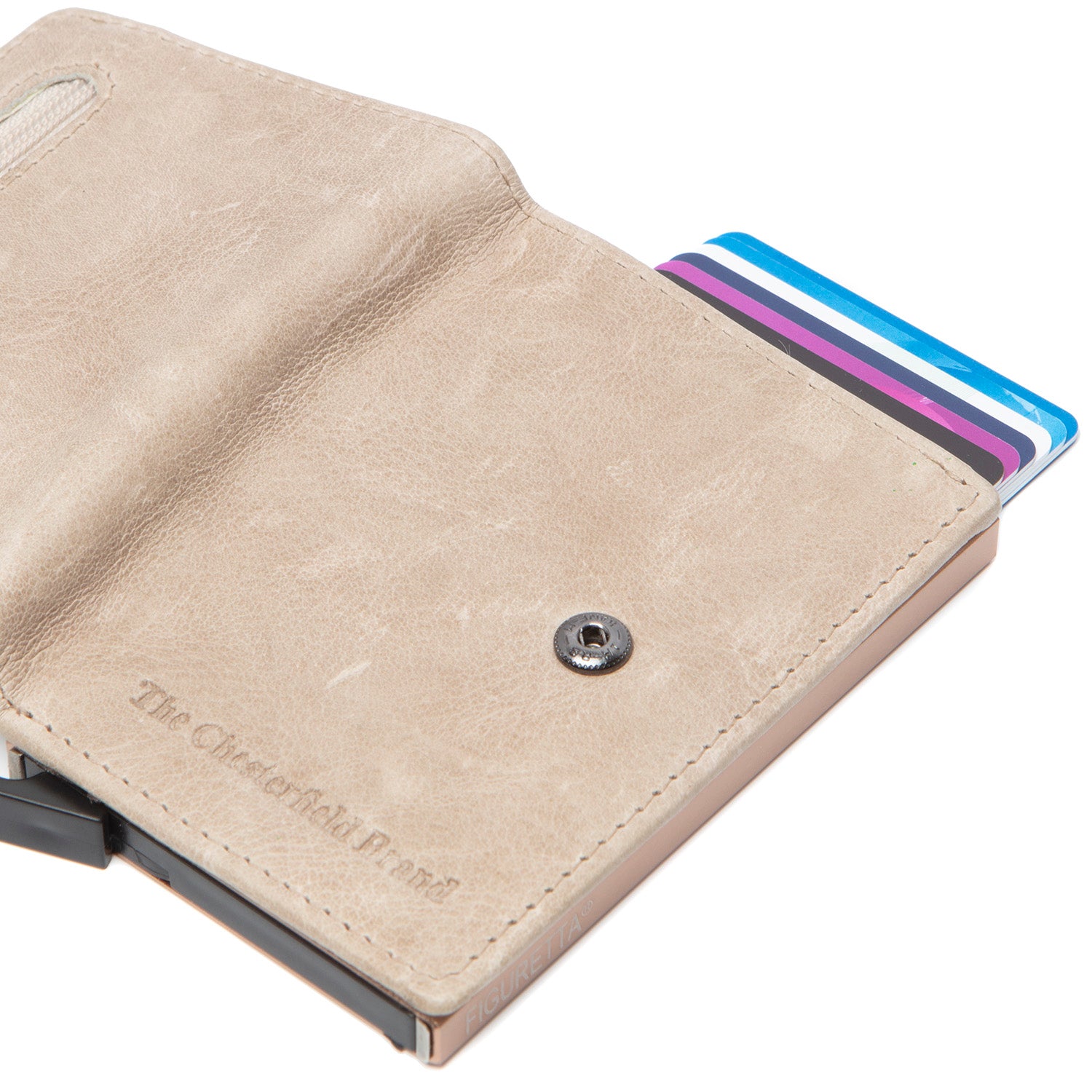 The Chesterfield Brand Pashouder 'Prague', Antique Buff