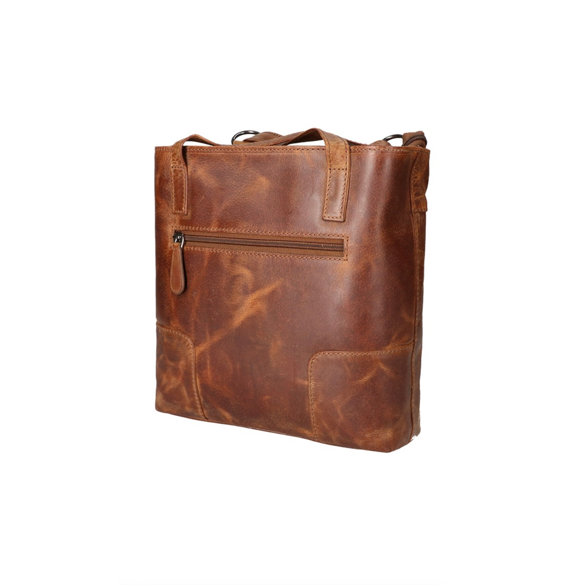 Leren schouder rugzak