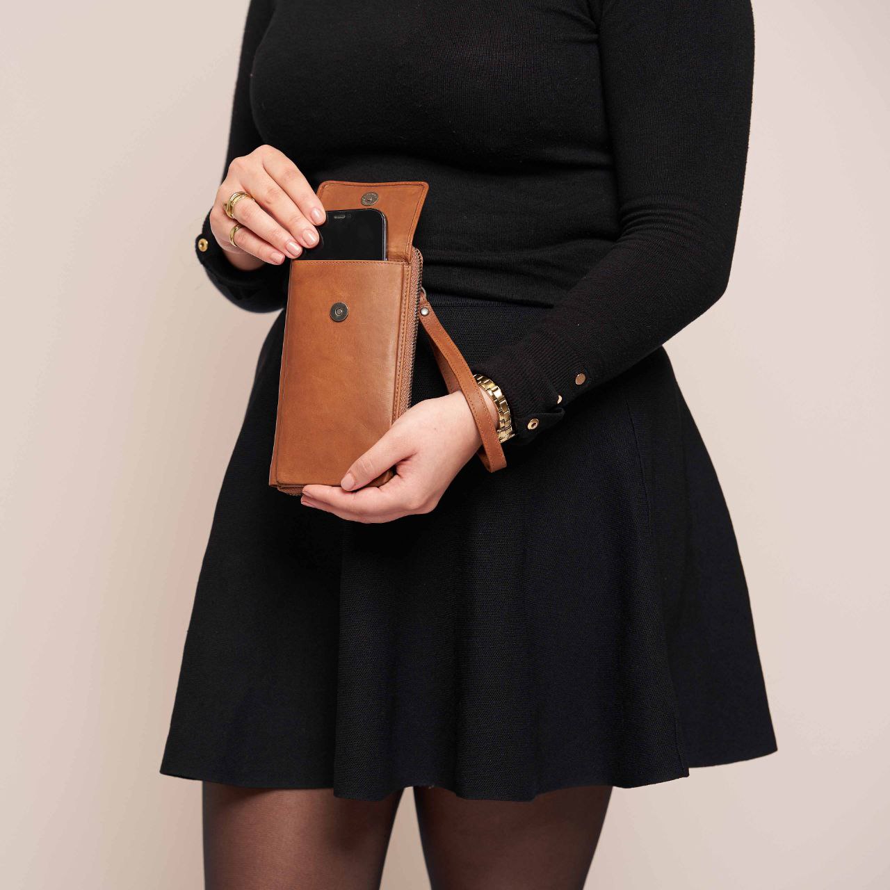 The Chesterfield Brand Leren Telefoontasje Malaga