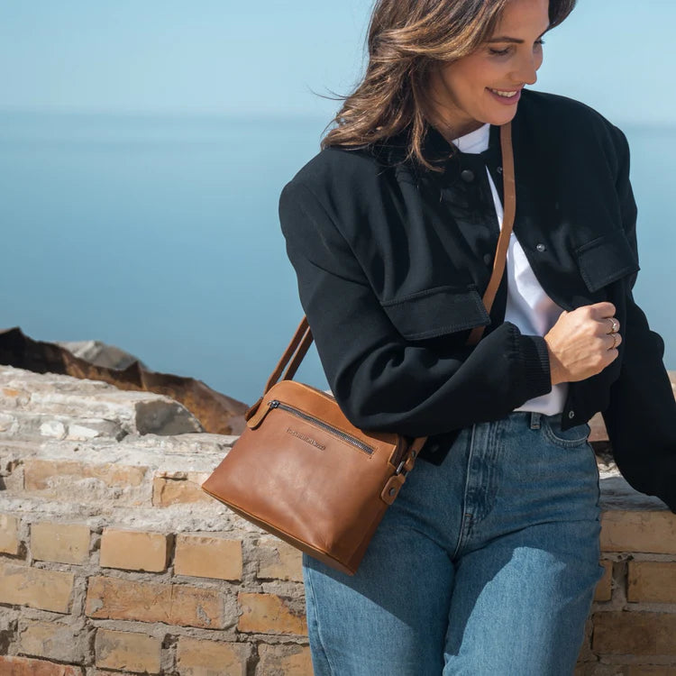 The Chesterfield Brand Leren Schoudertas Nebraska