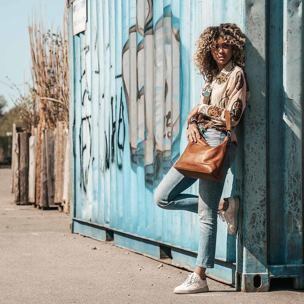 The Chesterfield Brand Leren Schoudertas Amelia