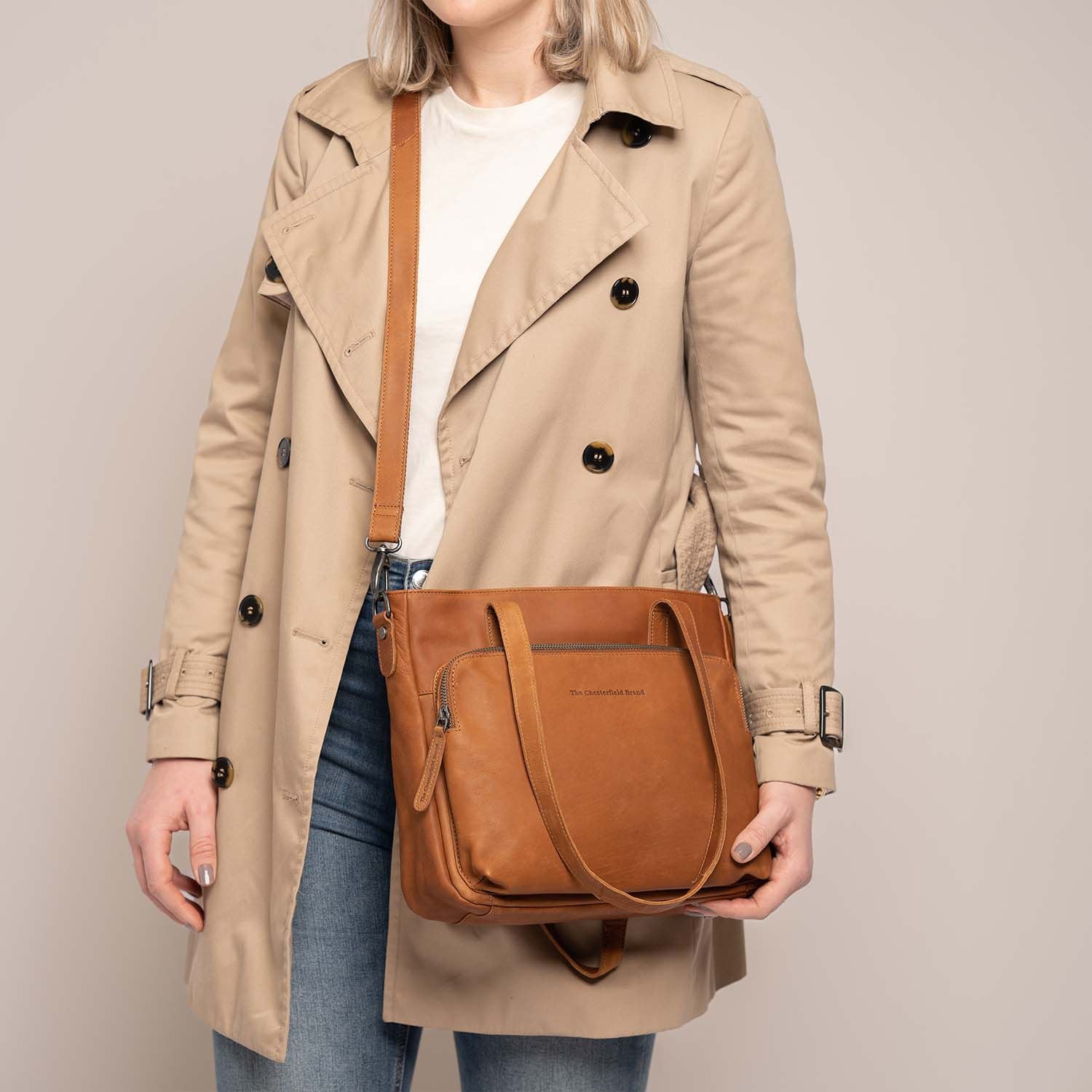The Chesterfield Brand Leren Shopper Alicante