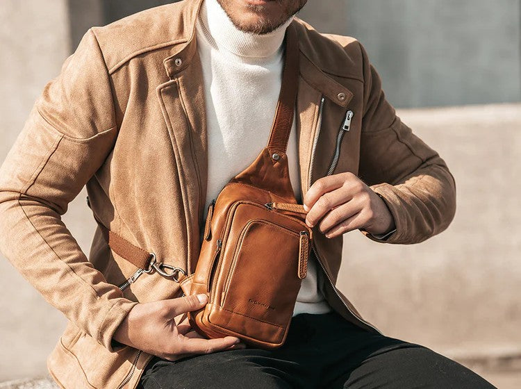 The Chesterfield Brand Leren Sling Bag Riga